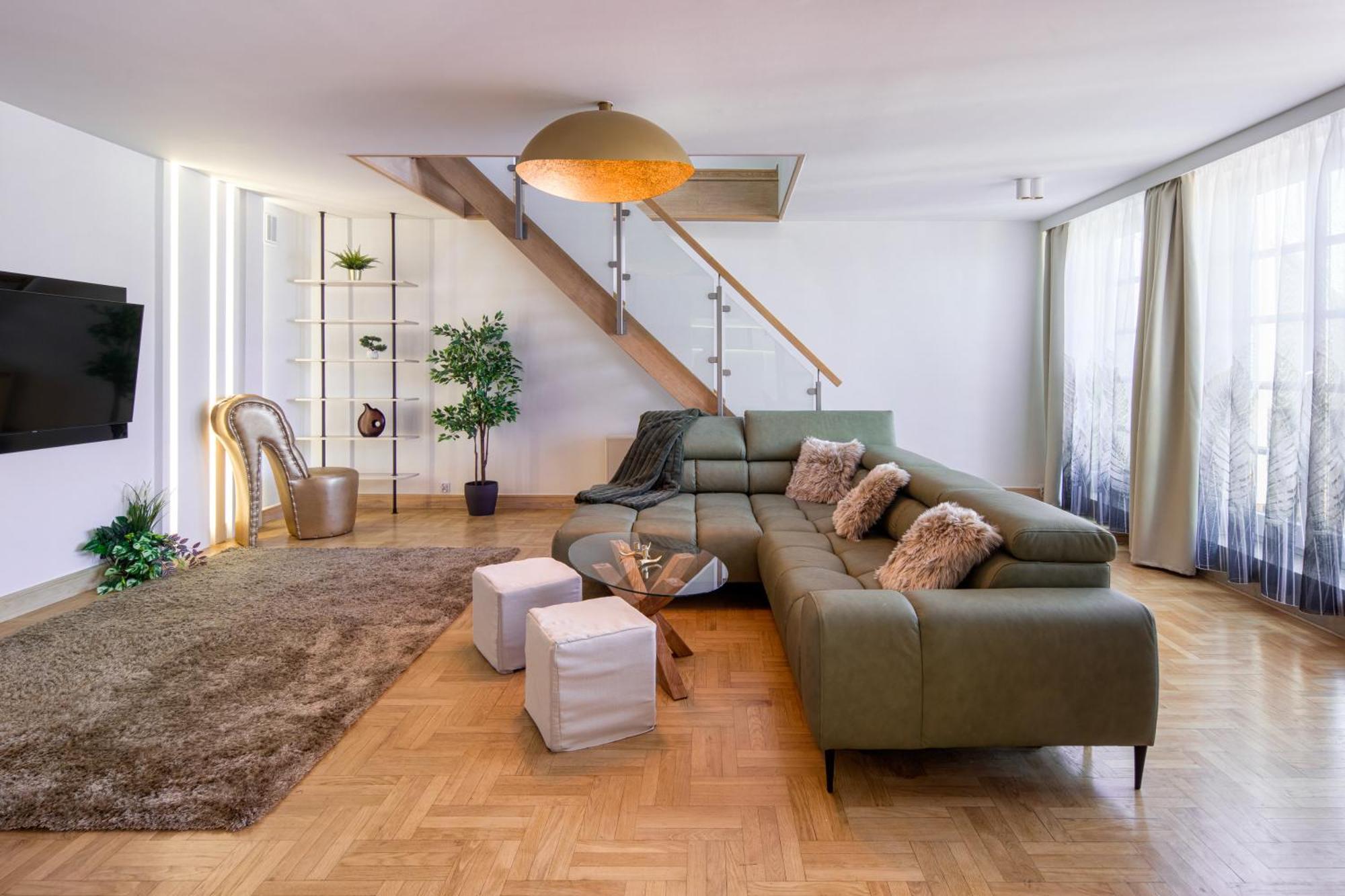 Apartament W Centrum - Duplex Penthouse In The Centre With Terrace And Air Conditioning Krasków Εξωτερικό φωτογραφία